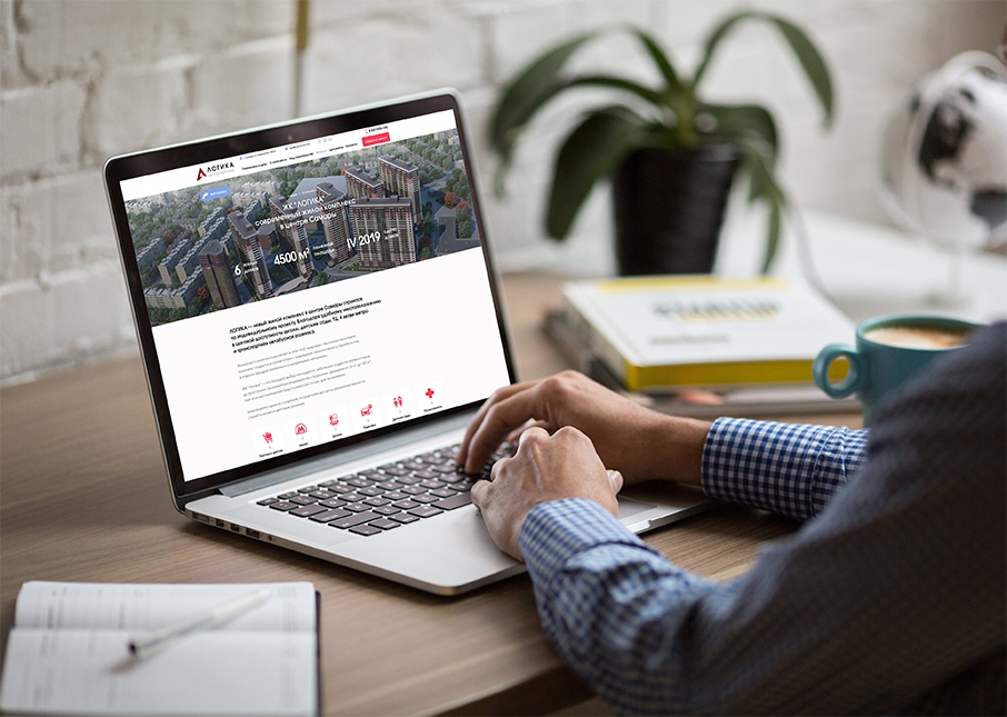 Создание официального сайта ЖК «Логика»